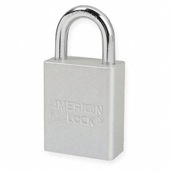 AMERICAN LOCK D1916 Lockout Padlock KD Silver 1-7/8 H, 4ENC1