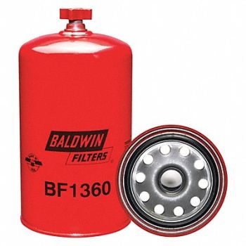 BALDWIN FILTERS Fuel Filter 8-7/32 x 4-9/32 x 8-7/32 In, 4ENN7