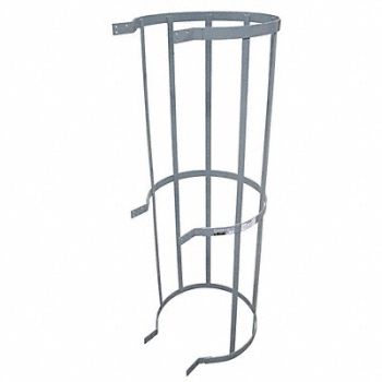 COTTERMAN Safety Cage Gray Powder Coat Steel, 4EU28