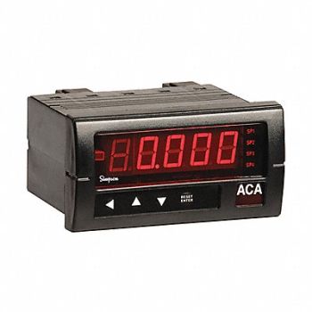 SIMPSON ELECTRIC Digital Panel Meter AC Voltage 600 VAC, 3FTU2
