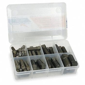 GRAINGER APPROVED SquareHeadSetScrews In BlackOxide 60pcs, 4F415