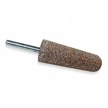 NORTON VitrifiedMountedPoint 1 x 2-3/4in 36G, 4F760