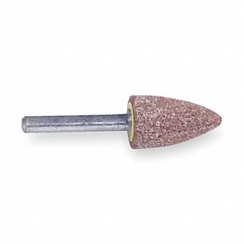 NORTON VitrifiedMountedPoint 11/16x1-1/4in 36G, 4F764