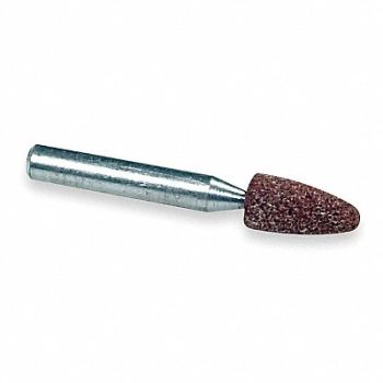 NORTON VitrifiedMountedPoint 3/8 x 3/4in 60G, 4F774