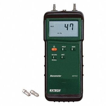 EXTECH Digital Manometer -29 psi to 29 psi, 4FB77