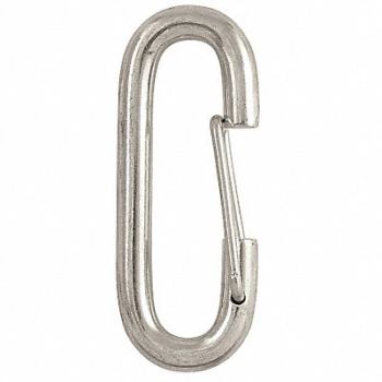 LUCKY LINE PRODUCTS Economy Spring Snap L 2 1/2 In PK10, 4FCG2