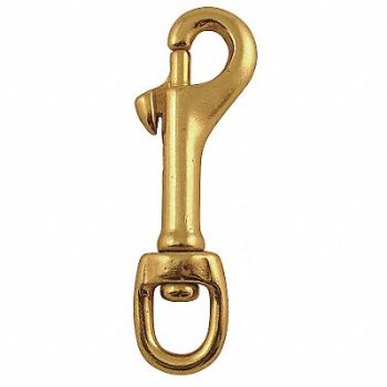 LUCKY LINE PRODUCTS Slide Bolt Spring Snap L 3 In, 4FCH1