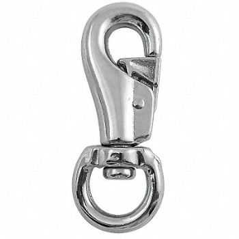 LUCKY LINE PRODUCTS Eyelet Spring Snap L 4 In, 4FCL7