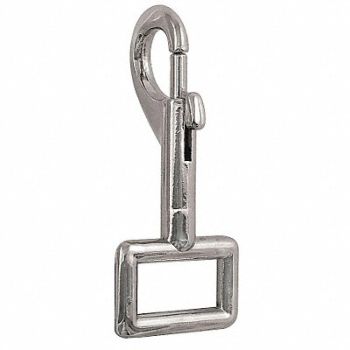 LUCKY LINE PRODUCTS Slide Bolt Spring Snap L 3 3/8 In, 4FCN1