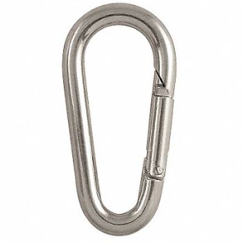 LUCKY LINE PRODUCTS Spring Snap HD Steel L 4 In, 4FCN8