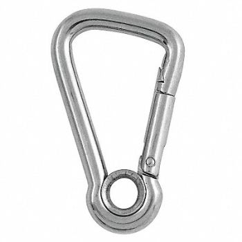 LUCKY LINE PRODUCTS Spring Snap HD Steel L 4 5/8 In, 4FCR3