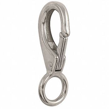 LUCKY LINE PRODUCTS Eyelet Spring Snap L 3 3/4 In, 4FCT5