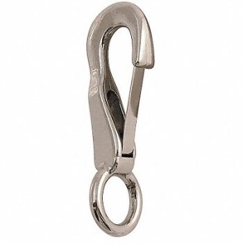 LUCKY LINE PRODUCTS Economy Spring Snap L 3 1/4 In PK10, 4FCV6