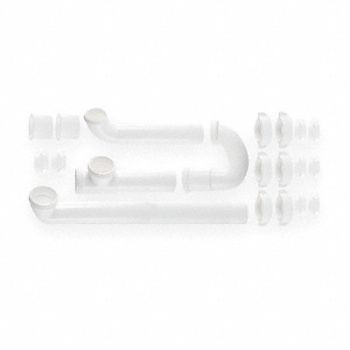 GRAINGER APPROVED Double Bowl Installation Kit with P-Trap, 4FEY9