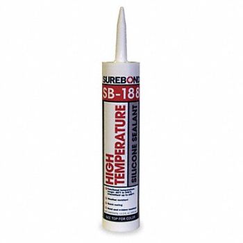 SUREBOND D9104 Silicone Sealant Black SB-188, 4FFF8