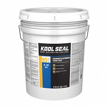 KOOL SEAL Elastomeric Roof Coating 4.75 gal, 4FJJ9