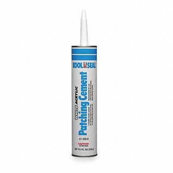 KOOL SEAL Acrylic Patching Cement 105oz Tube White, 4FJK6
