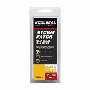 KOOL SEAL Repair Patch Gray, 4FJK8