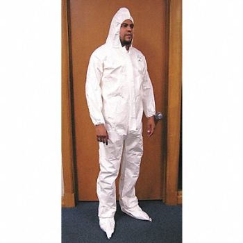 SELLSTROM Hooded Tychem(R) SL Boots Universal, 4FPL4