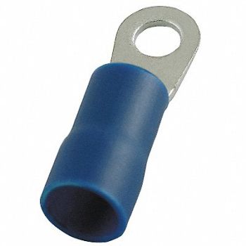 POWER FIRST Ring Terminal Blue 6 AWG 6 AWG PK20, 4FRD1