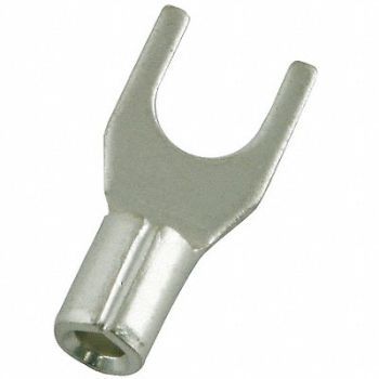 POWER FIRST Fork Terminal Tin Copper Bare PK100, 4FRF7