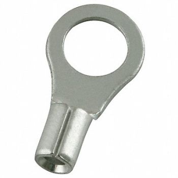 POWER FIRST Ring Terminal Bare 22 AWG 16 AWG PK100, 4FRG3