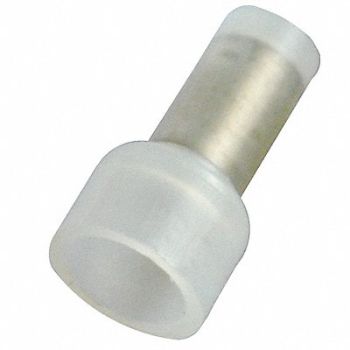 POWER FIRST ClsdEndCrmpCnctr White Nylon 600V 100PK, 4FRH1