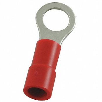 POWER FIRST Ring Terminal Red 22 AWG 16 AWG PK100, 4FRH5