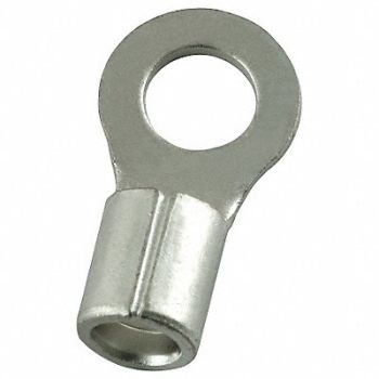 POWER FIRST Ring Terminal Bare 8 AWG 8 AWG PK25, 4FRL2