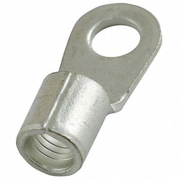 POWER FIRST Ring Terminal Bare 6 AWG 6 AWG PK20, 4FRL3