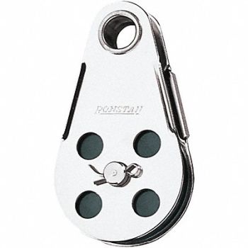 RONSTAN Pulley Block Wire Rope Fixed Eye, 4FRU7