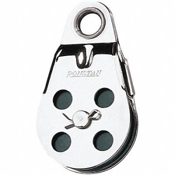 RONSTAN Pulley Block Wire Rope 1870 lb., 4FRU8
