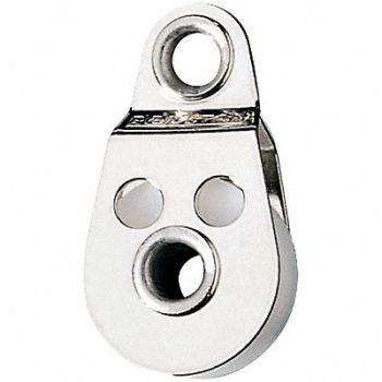 RONSTAN Sgl Pulley Ferrule Fixed Eye 3/16In, 4FRZ7