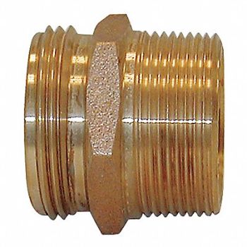 MOON AMERICAN Fire Hose Adapter Straight NPTxNH, 6DGC8