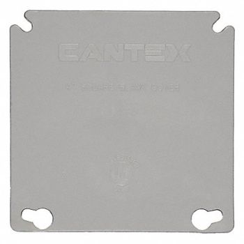 CANTEX Plastic Ring Cover 2-Gang 4 in., 4FZD8