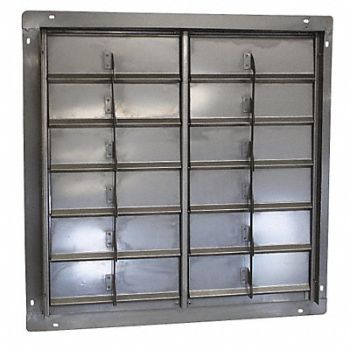 DAYTON Exhaust Shutter Fits Fan Dia 36 In SS, 4FZK1