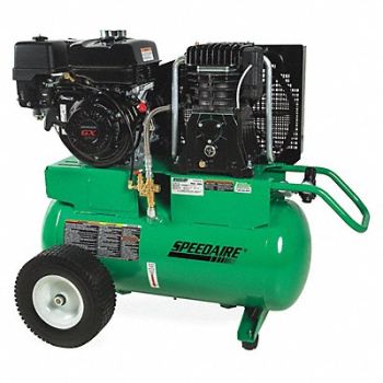 SPEEDAIRE Portable Gas Air Compressor 2 Stage 9 hp, 4GB45