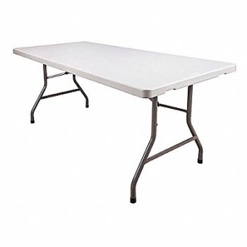 GRAINGER APPROVED Fldg Tbl Rectgl Polyethylene 72 L 30 W, 4GE26