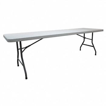 GRAINGER APPROVED Fldg Tbl Rectgl Polyethylene 96 L 30 W, 4GE27