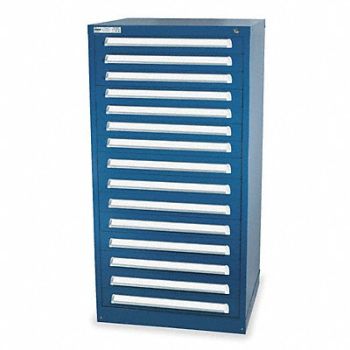 VIDMAR ModDrwrCab 59 x30 x28 Dark Blue 15Drwr, 4GE48