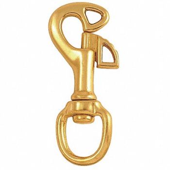 LUCKY LINE PRODUCTS Slide Bolt Spring Snap L 3 5/8 In, 4GGL3