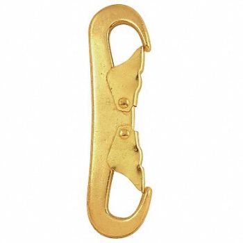 LUCKY LINE PRODUCTS Eyelet Spring Snap L 5 1/2 In, 4GGW1