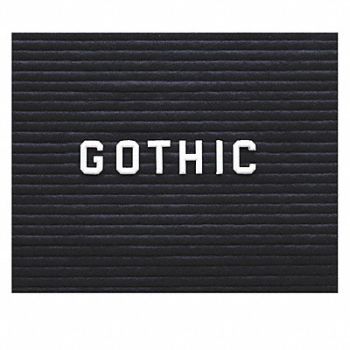 GHENT Letters Numbers and Symbols Set Gothic, 4GHN4