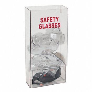 GRAINGER APPROVED Prot Eyewear Disp Stk Clr PETG Wall Mtg, 4GMR5