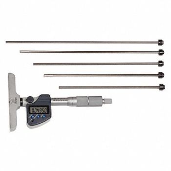 MITUTOYO Electronic Depth Micrometer 0 to 6 In, 4GPY7