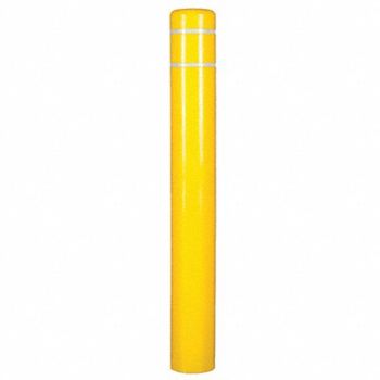 GRAINGER APPROVED Bollard Cover 8 Dia 72 H Yellow, 4GRF1