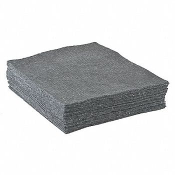 STARDUST Absorbent Pad Universal Gray PK100, 4GTY5
