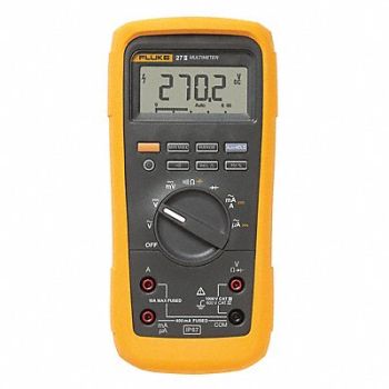 FLUKE Digital Multimeter 1000V 10A 50 MOhms, 4GUE3