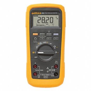 FLUKE Digital Multimeter 1000V 10A 50 MOhms, 4GUE5