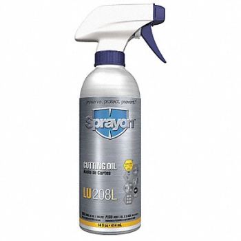 SPRAYON Cutting Oil 14 oz Non-Aerosol Spray Btl, 4GUP3